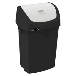 Affaldsbeholder Nordic Recycle 50 ltr. hvid