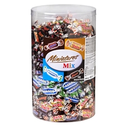 Miniatures Mix chokolade 3 kg